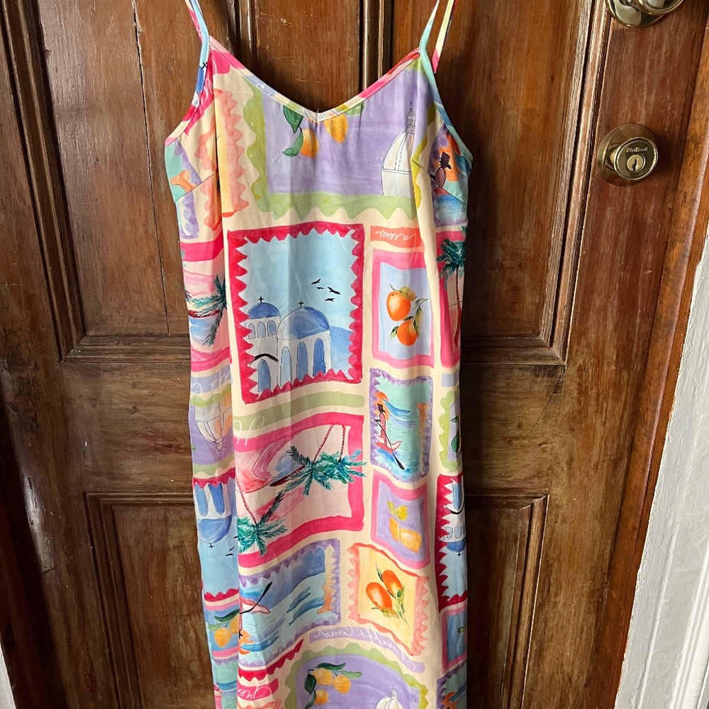SHEIN Beach Scene Maxi Dress